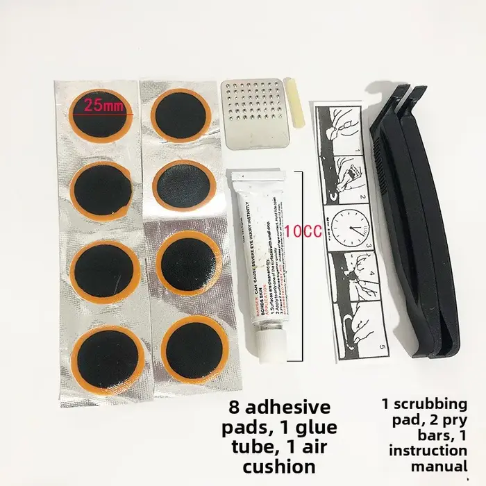 Kit d'outils de réparation de pneus de vélo Kqmei