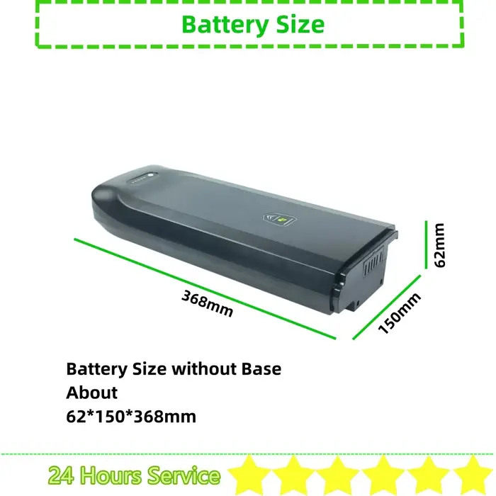 Batterie d'E-bike de ville d'ion d'Eddie 36V 8Ah 8.8Ah 10.4Ah 11.6Ah 13Ah 14.5Ah 17.5Ah