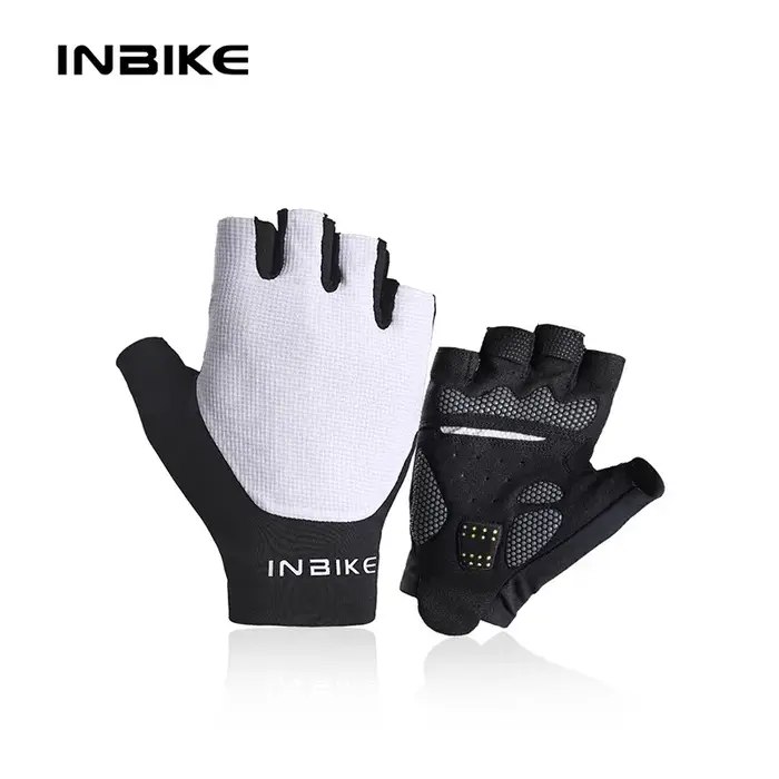 INBIKE demi doigt vtt gants de cyclisme été gants de vélo pour hommes équitation SBR paume rembourré