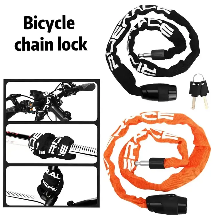Verrou de chaîne de vélo portable antivol haute sécurité