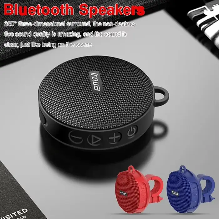 Haut-parleur sans fil Bluetooth pour vélo et moto