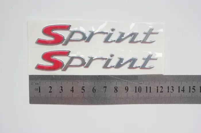 Autocollant 3D argenté en carbone pour moto, stickers pour Vespa, Big Sprint