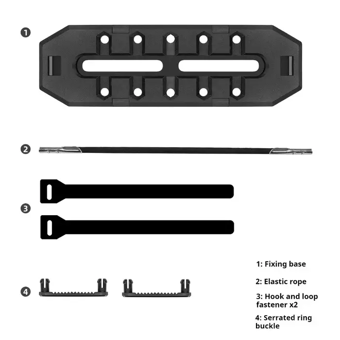 Support de gel énergétique portable pour vélo, corde élastique, boîte de rangement pour vélo facile 