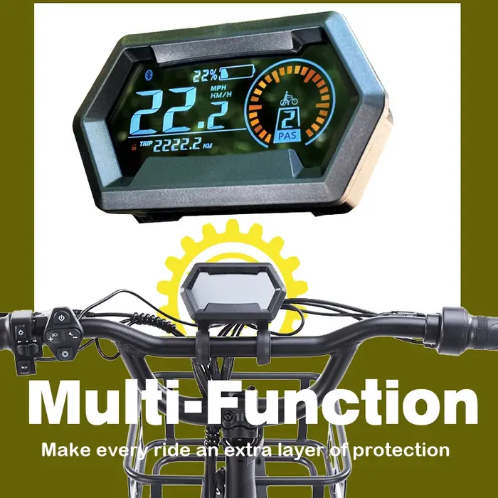 Vélo électrique adulte 3 roues batterie amovible pliante 350W véhicule Tricycle