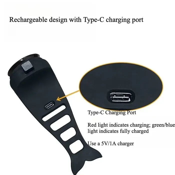 Klaxon électrique rechargeable pour vélo