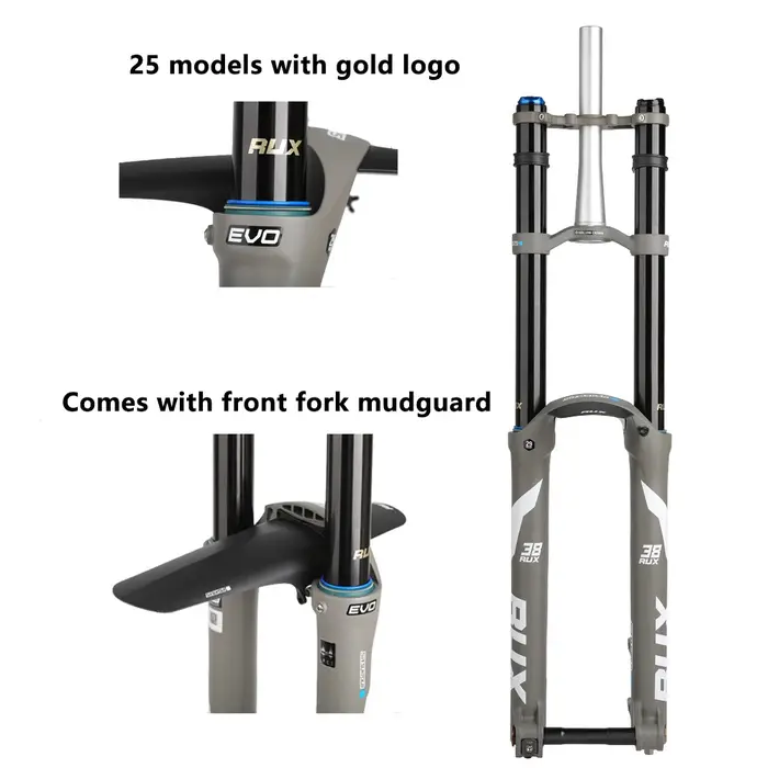 SUNTOUR RUX38 fourche avant de vélo de montagne 29 pouces 200mm voyage DH Double Suspension d'épaule