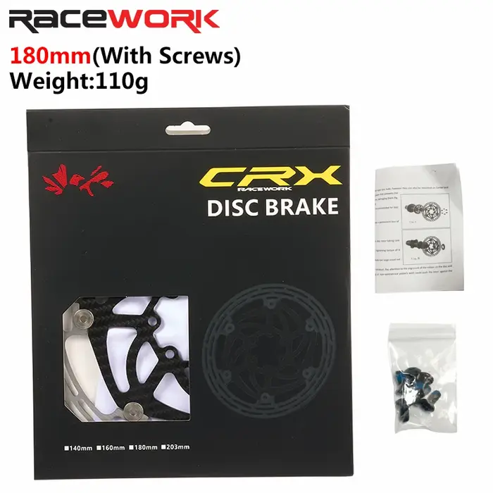 RACEWORK – Rotor de frein à disque de vélo en Fiber de carbone