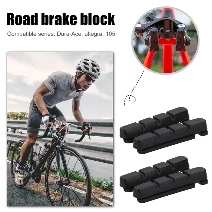 1-5 paires de plaquettes de frein de vélo de route