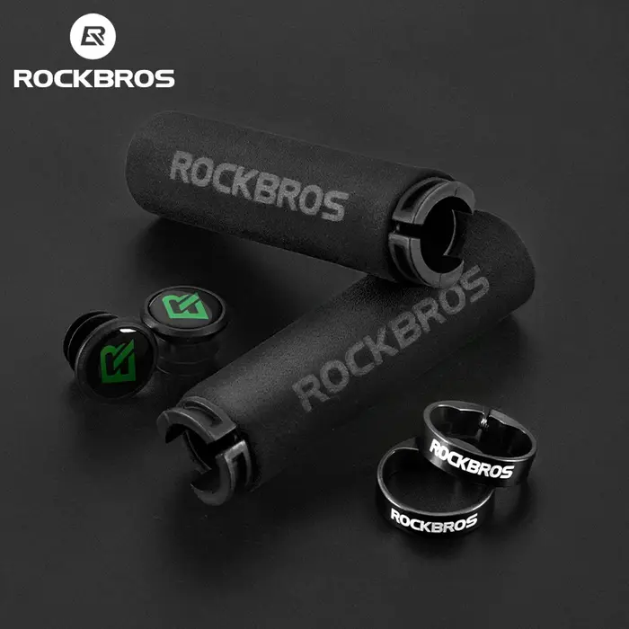 Poignées de vélo ROCKBROS antidérapantes et antichocs en éponge