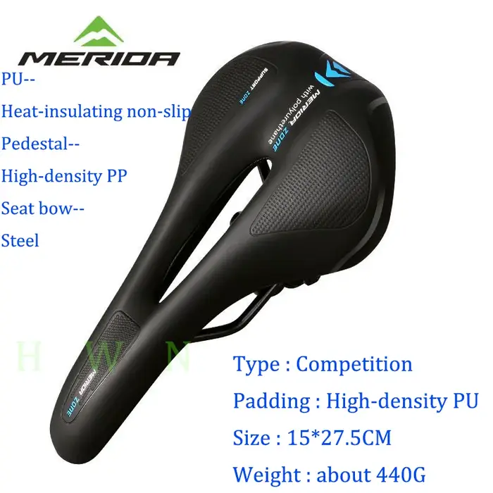 Selle de vélo respirante en cuir PU épaissi
