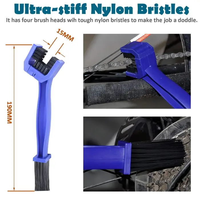 Kit de Nettoyage Vélo : Brosse à Chaîne