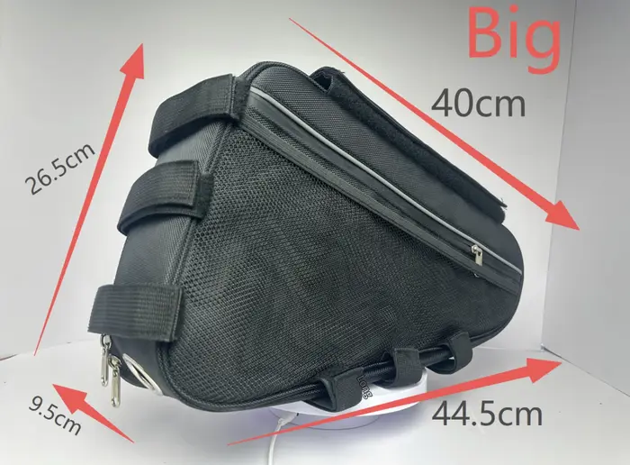 36V 48V 60V 72V E-BIKE vélo électrique Triangle batterie sac noir cadre de vélo Triangle sacs charge