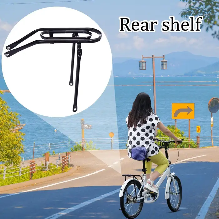 Porte-bagages arrière léger pour vélo