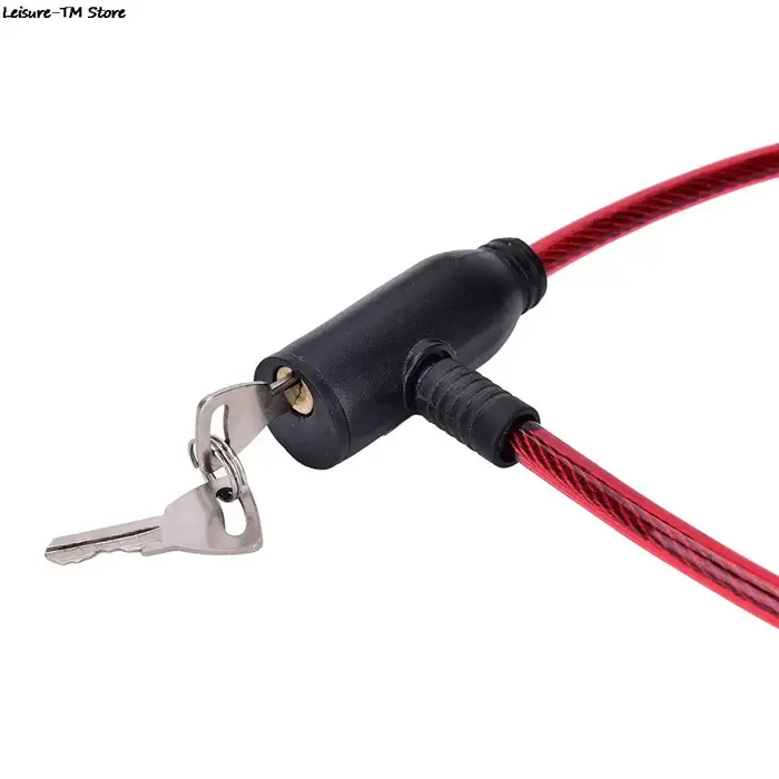 Câble antivol pour vélo et Scooter, serrure de sécurité avec 2 clés, 8x65cm