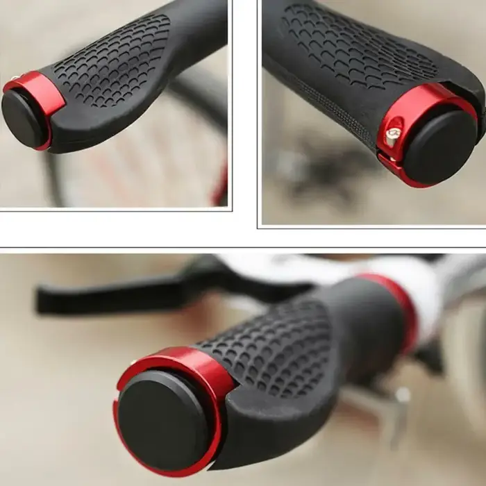 1 paire de poignées de vélo ergonomiques