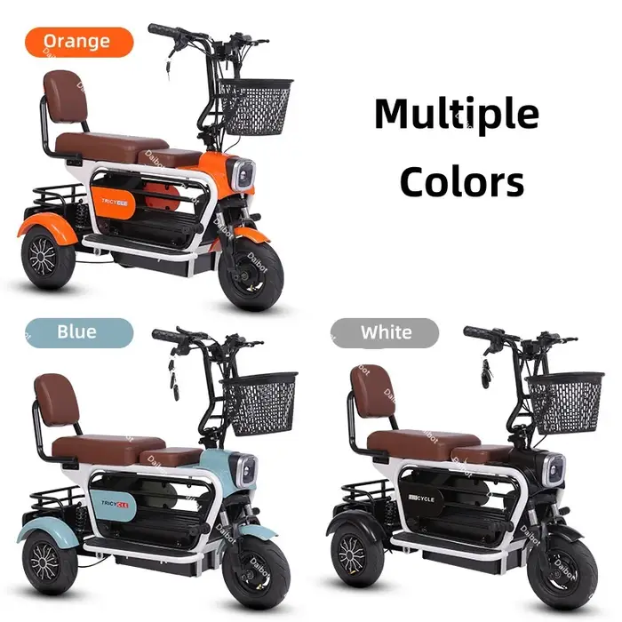 Tricycle Électrique Pliable à 3 Roues pour Adulte