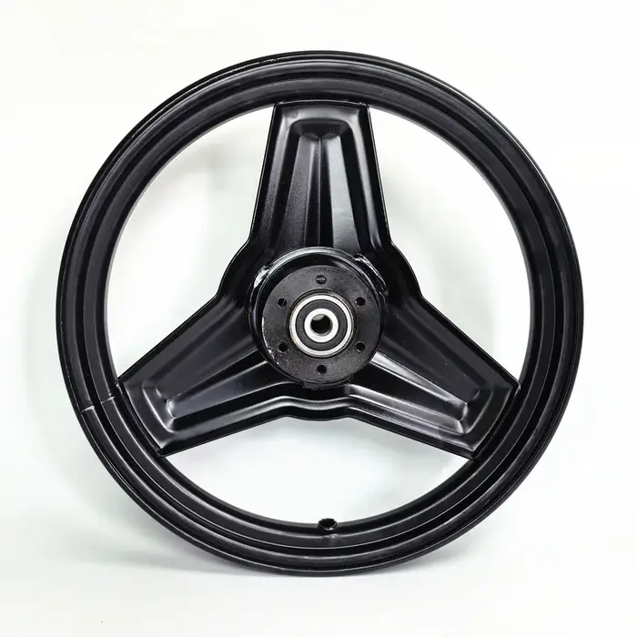 Roue avant de trottinette pliable de 14 pouces avec pneu solide sous vide 14x2.125