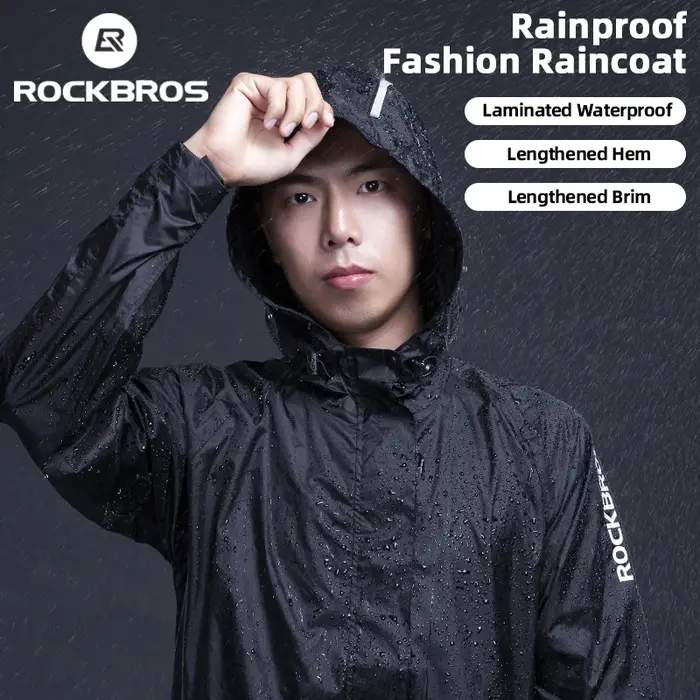 Manteau de pluie à capuche de cyclisme