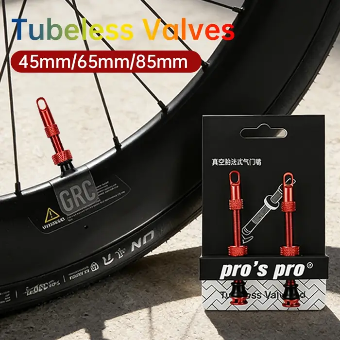 Valve Tubeless de vélo Presta F/V