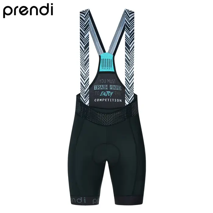 PRENDI – cuissard à bretelles pour hommes, coussin de Gel, Cool, serré avec poches, vêtements de Spo