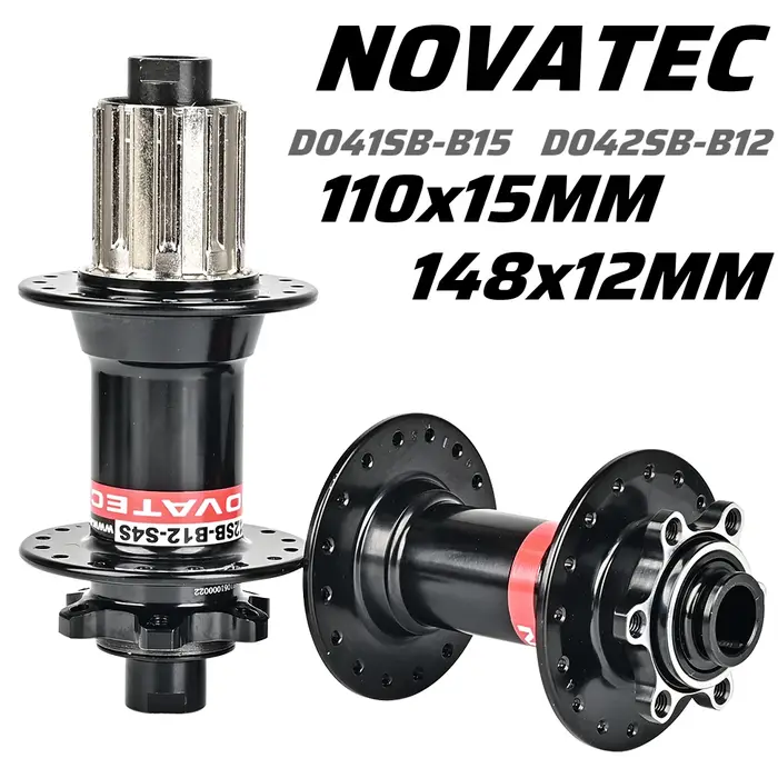 Moyeux de vélo Novatseats D041SB-B15 D042SB-B12 BOOST Avant 110*15MM Arrière 148*12MM En Acier Inoxydable HG Freehub 8 9 10 11 Vitesse 32 Trou