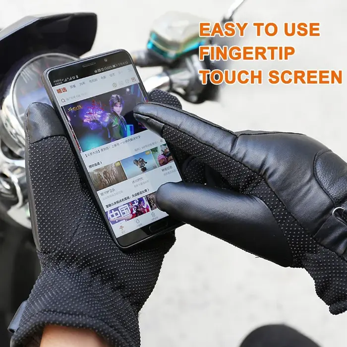 Gants de cyclisme thermiques imperméables