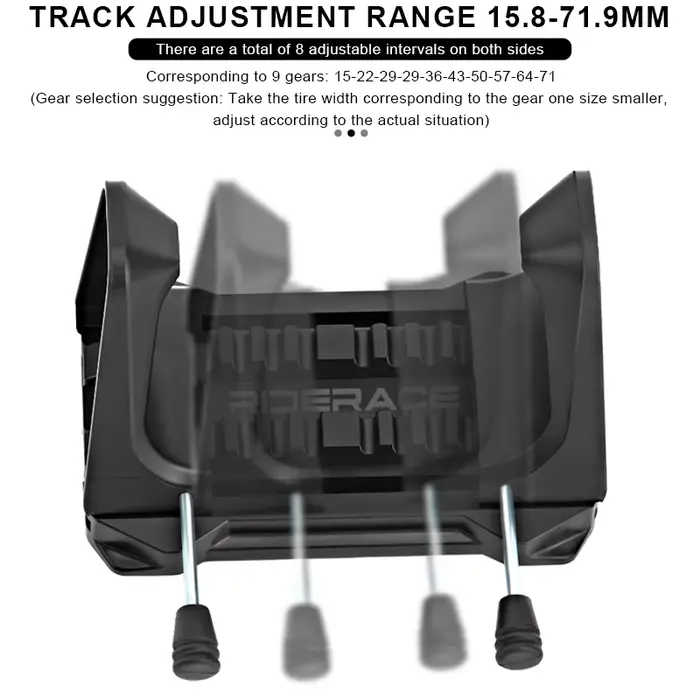 RIDERACE vélo support de stationnement boucle réglable vtt