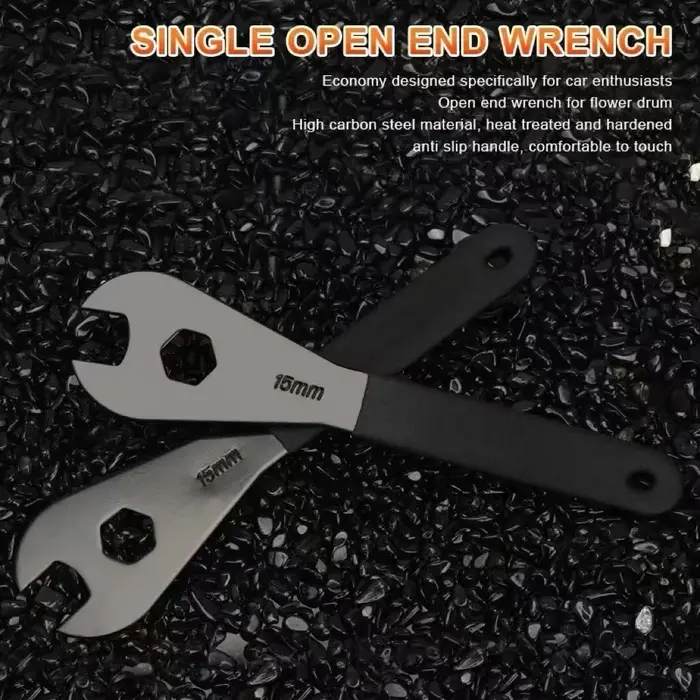 RIDERACE clé à pédale de vélo 15mm Durable pour moyeux de VTT vtt installer clé de retrait outils de réparation de cyclisme sur route