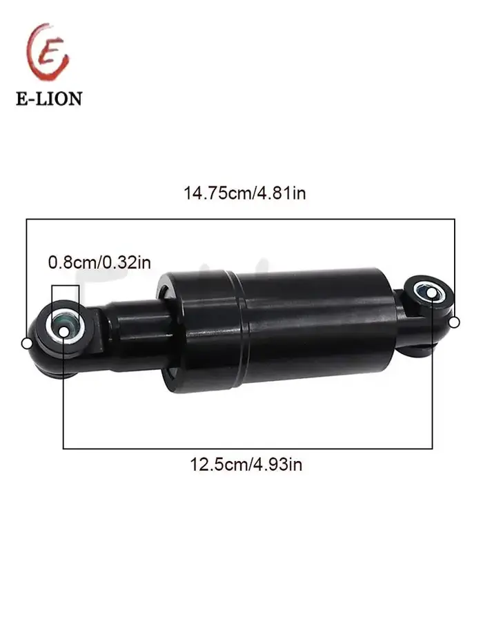 Amortisseur hydraulique pour roues avant et arrière, universel, 125 mm, tout compris, pièces anti-vibrations pour trottinette électrique