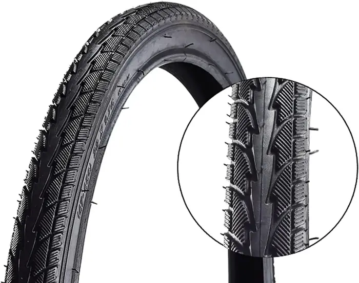 26 "pneus de vélo 26x1.75 pliable remplacement noir pneu de vélo pour hybride ville route banlieue v