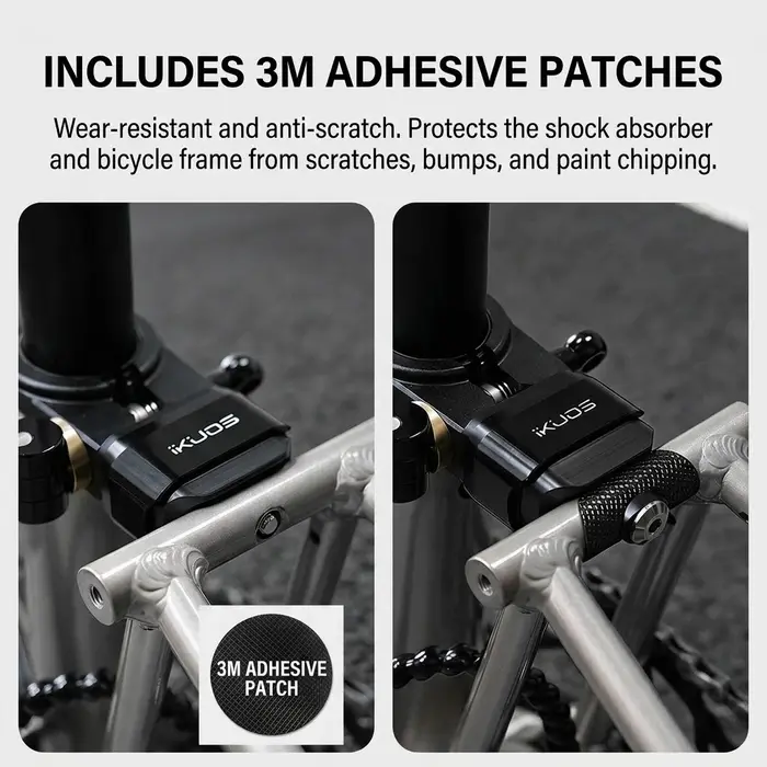 Amortisseur arrière sport confort en élastomère pour vélo pliant Brompton P Line T