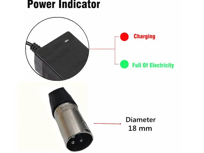 Chargeur 36V 42V 2A