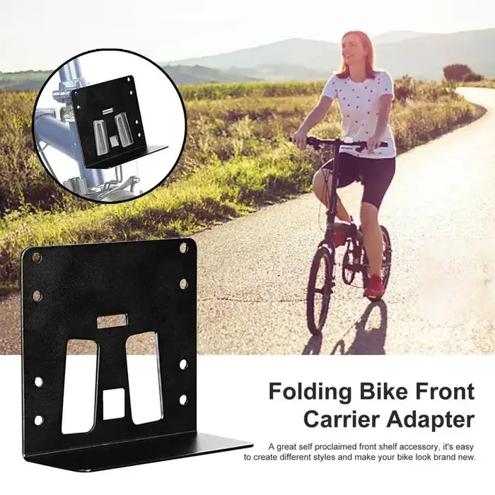 Sac adaptateur avant de vélo pliable en aluminium pour Bromptons