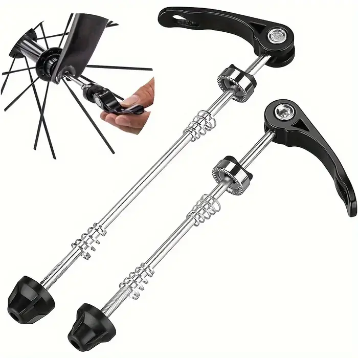 1 paire de brochettes de vélo ultralégères à dégagement rapide