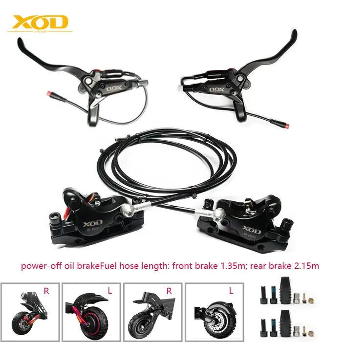 XOD H800/H880 Scooter électrique frein à disque hydraulique mise hors tension