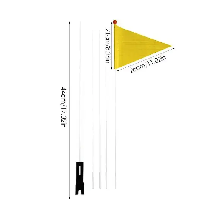 Drapeau de sécurité pour vélo de route et vtt
