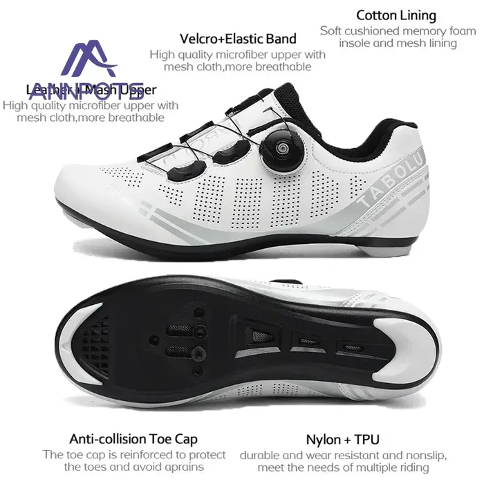 Chaussures de cyclisme professionnelles pour hommes et femmes