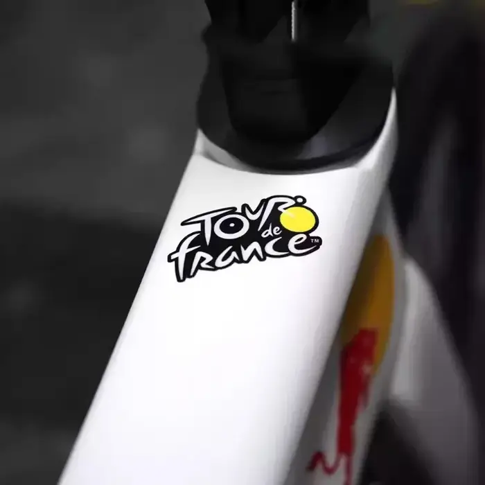 2 autocollants de vélo Tour de France style course pour cadre de vélo de route