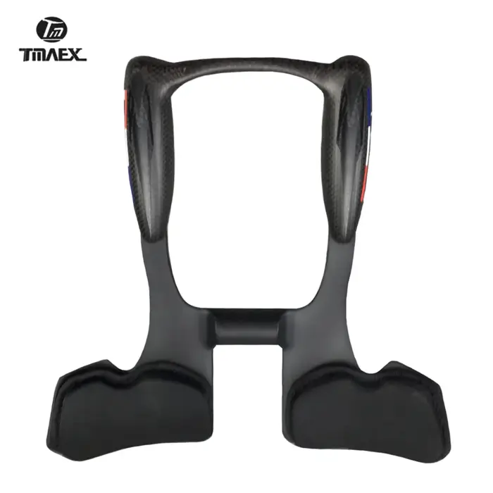 Guidon ultra léger en fibre de carbone pour vélo de route et VTT