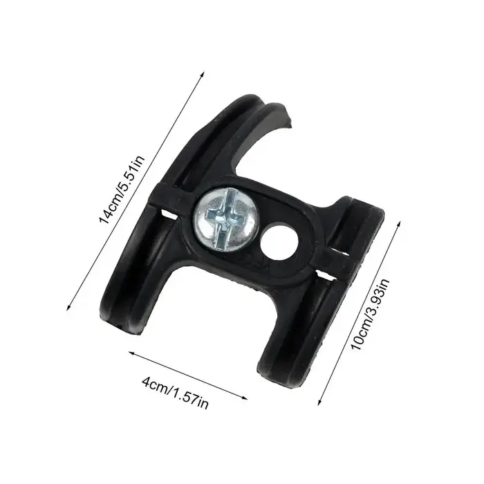 Guide-câble de boîtier de pédalier de vélo, pince anti-friction avec vis pour la gestion des câbles,
