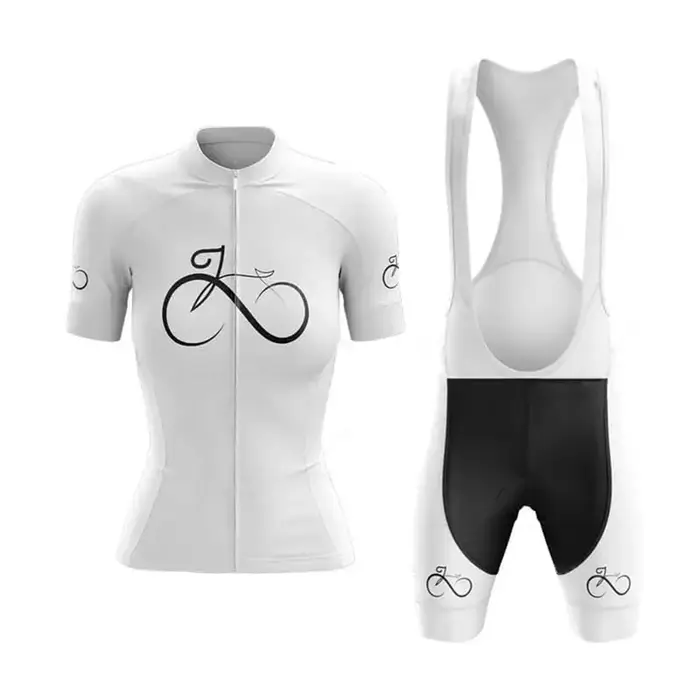 Maillot de cyclisme pour femme manches courtes avec coussinet gel respirant et pantalon en Lycra pour route été