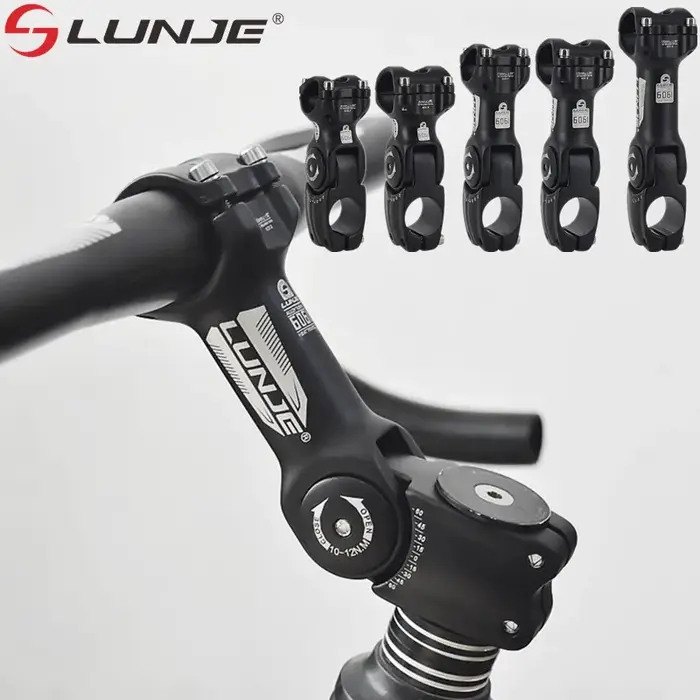 Potence ajustable pour guidon de vélo de route et VTT