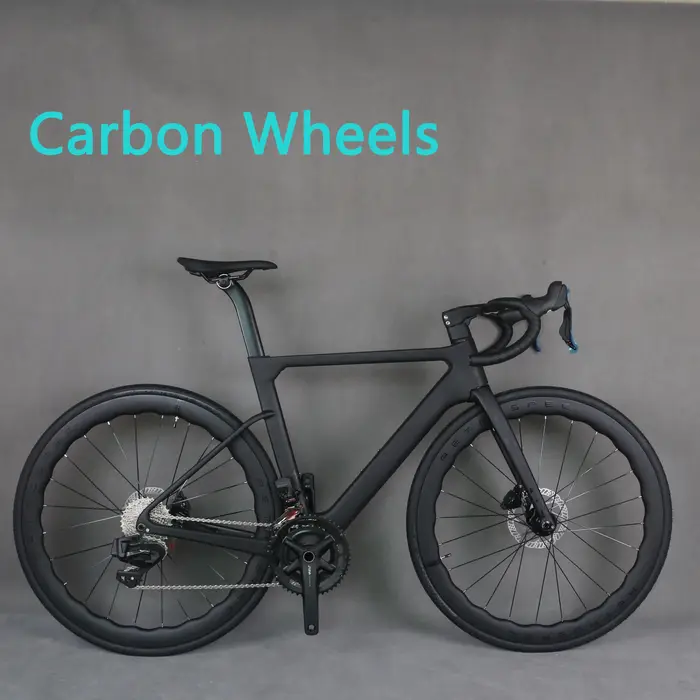 Vélo de route léger de plein carbone de bicyclette TT-X42 de style le plus récent avec des roues éle