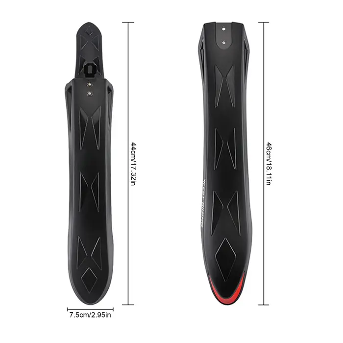 Garde-boue avant et arrière pour vélo, protection contre la boue pour pneus de vélo de route et VTT,