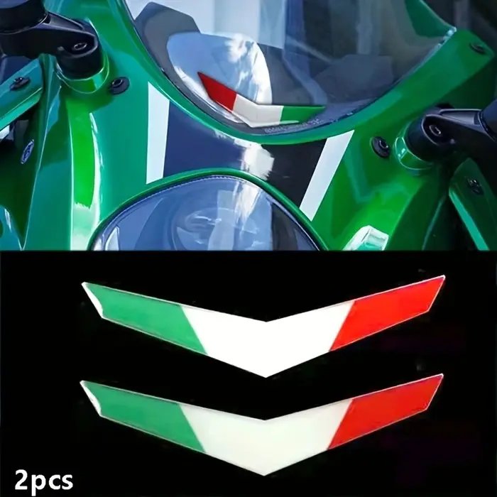 Autocollant flèche drapeau italien