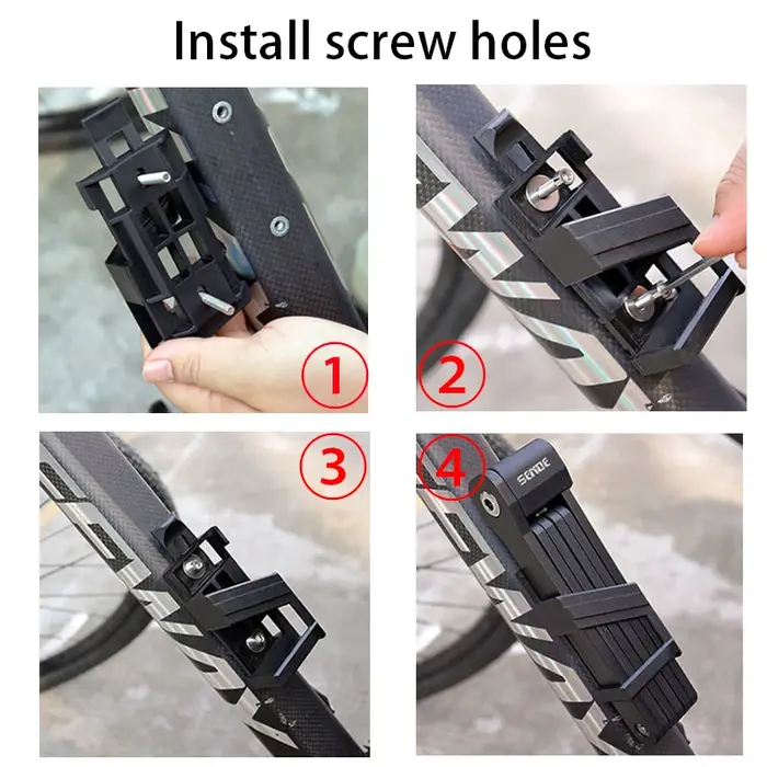 Serrure à chaîne pliante pour vélo
