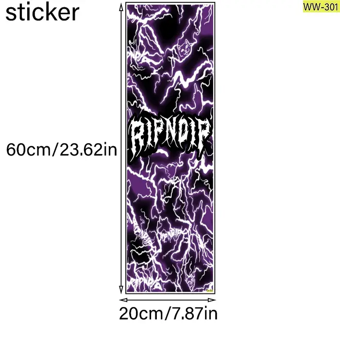 1 autocollant violet cool pour trottinette électrique