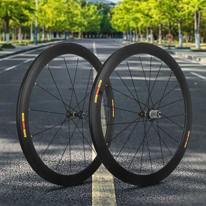 Jeu de roues de vélo de route 700C ultra-léger, hauteur de cadre 50 mm, frein V/C, jante en alliage 