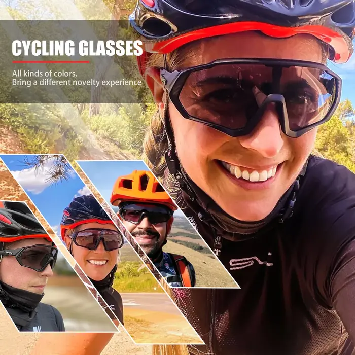Kapvoe photochromique sport cyclisme lunettes pour hommes femmes vtt montagne route lunettes de vélo