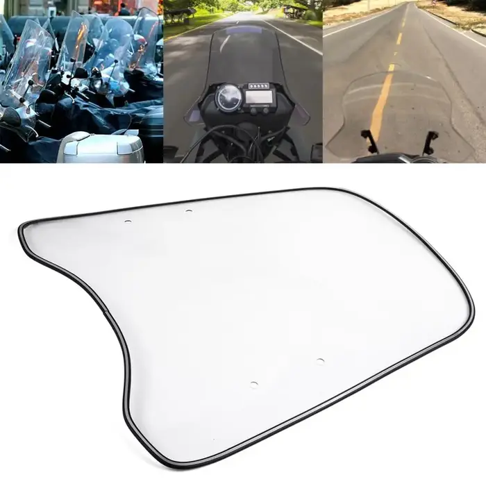 Pare-brise de moto universel coupe-vent Transparent Extension